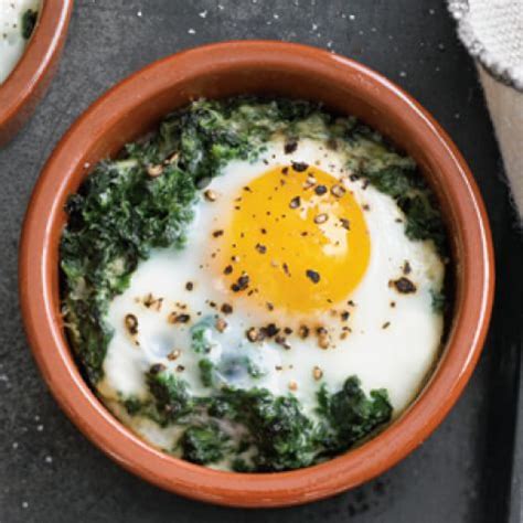 Chinese spinach soup (amaranth soup). Baked Eggs with Spinach and Cream | Williams Sonoma