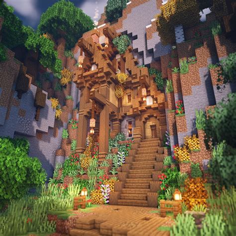 The trick to building minecraft houses is to start simple. MythicalSausage on Instagram: "My Ultimate Mountain House ...