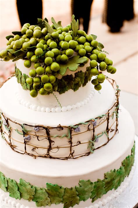 52 week of yes month one! My winery themed wedding cake. | Winery wedding ...