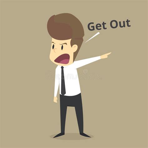 Get Out Cartoon Stock Illustrations 779 Get Out Cartoon Stock