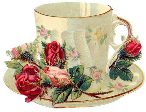 Free Vintage Images Teacuproses Graphicsfairy21 The