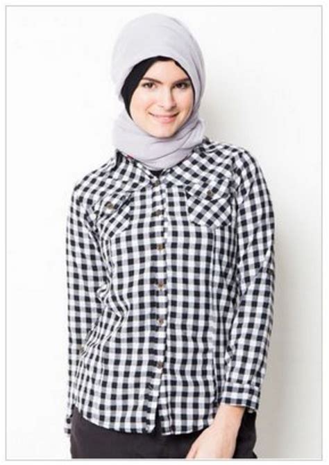 Desain Kemeja Muslim Wanita Modern Koleksi Baju Gamis Muslim Terbaru