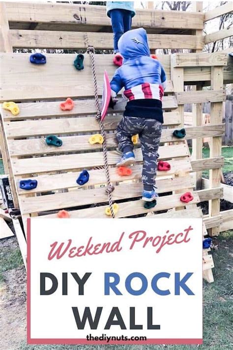 Bare plywood is fine for indoor walls, but a coat of paint is crucial for protection if the wall is outdoors or in a humid environment. One of the BEST Backyard DIY Projects: DIY Climbing Rock ...
