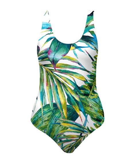 Nature Leaves Exotic Swimsuit Bonkersco Official Store