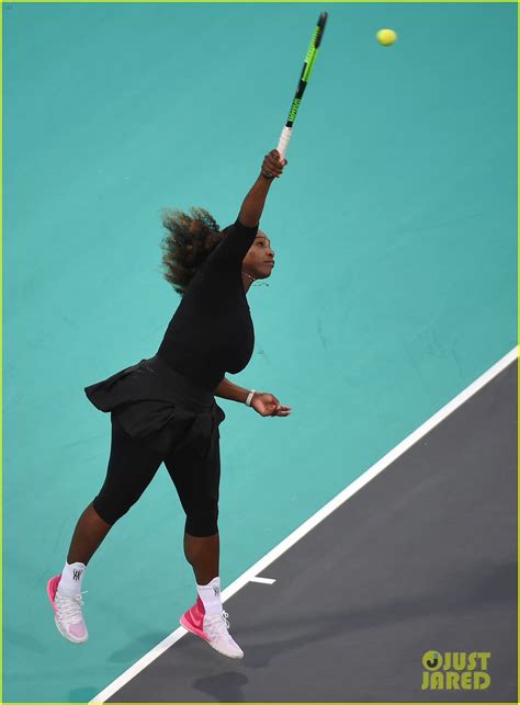 Serena Williams Plays In First Tennis Match Since Giving Birth Photo 4005789 Serena Williams