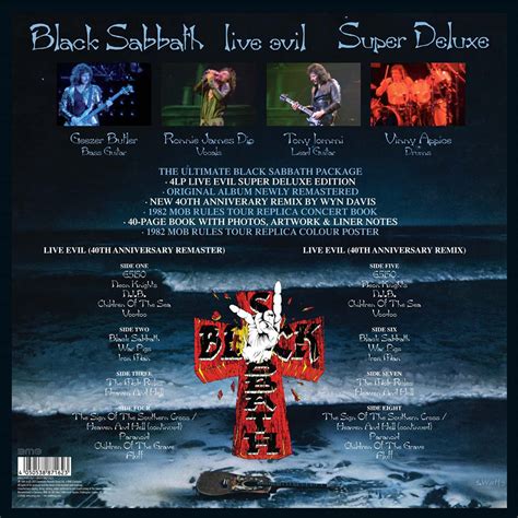 Black Sabbath Live Evil 40th Anniversary Super Deluxe Edition 4l
