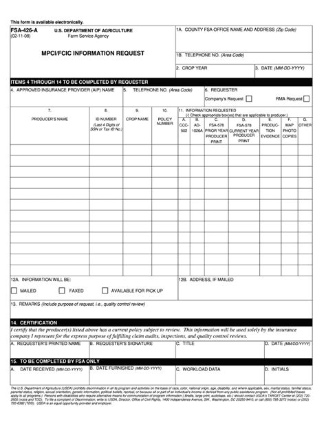 Usda Fillable Form For Italy Printable Forms Free Online