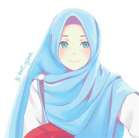 Anime Girl Wearing Hijab