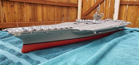 Uss Nimitz Cvn Aircraft Carrier Plastic Model Military Ship