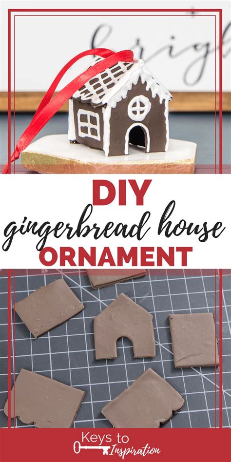 Diy Gingerbread House Ornament Christene Holder Home Gingerbread