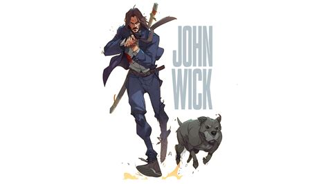 The John Wick Artwork 4k Wallpaperhd Movies Wallpapers4k Wallpapers