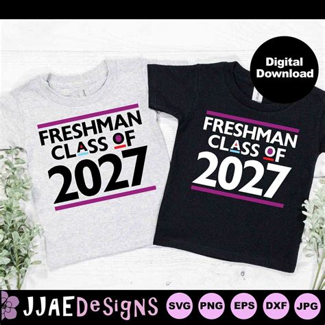 2027 Svg Class Of 2027 Svg 2027 Freshman Svg High School Etsy