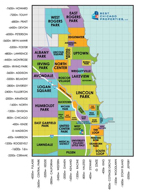 Search Chicago Real Estate By Neighborhood Map | Chicago neighborhoods map, Chicago ...