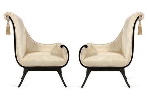 Hollywood Regency Furniture Design Elegant Biedermeier Chairs Sofa