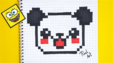 Find gifs with the latest and newest hashtags! Imagen relacionada | Pixel art, Pixel art facile, Comment dessiner un panda