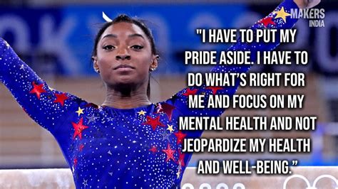 Simone Biles Put Mental Health First Because If You Dont Then Youre Not Going To Succeed As