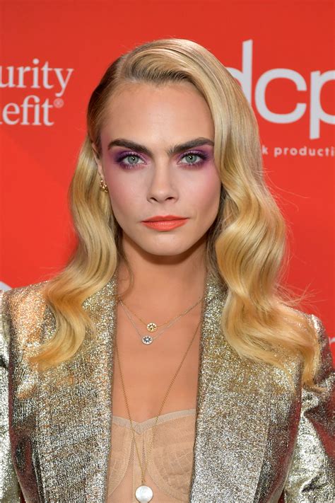 Cara Delevingne Takes A New Hair Colour Out For A Spin British Vogue
