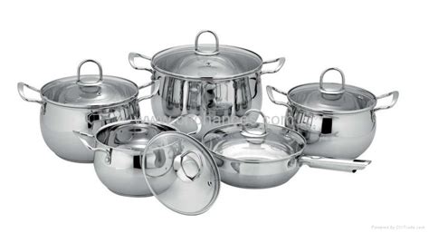 10pcs Stainless Steel Cookware Set Cygxbg10a Chances China