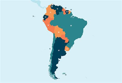 Best Latin America Map Illustrations Royalty Free Vector Graphics