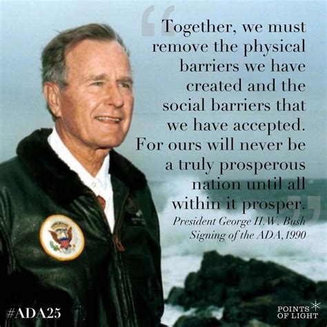 Honoring President George H W Bush Families As Allies