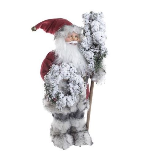 Polyresin Santa Clauss Wtree In Red Color 60 Cm Height Christmas