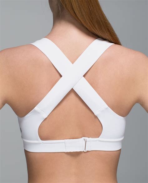A sports bra is vital for a succesful workout. Lululemon All Sport Bra *Adjustable - White - lulu fanatics