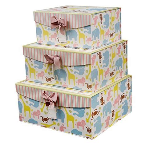 Smaller boxes can nest inside larger boxes, pr. Decorative Nested Flip Top Storage Boxes Nested (Set of 3) 3 pc nested flip top box set Perfect ...