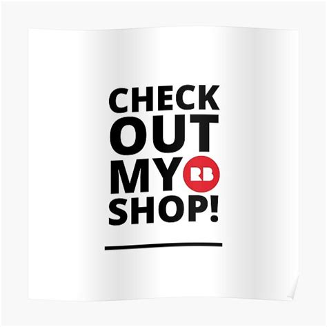 Check Out My Redbubble Shop Design Poster By Christinalittle