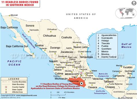 11 Headless Bodies Found In Southern Mexico Protest Place At Main