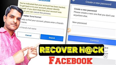 Recover Hacked Facebook Account Without Emailpassword And Phone