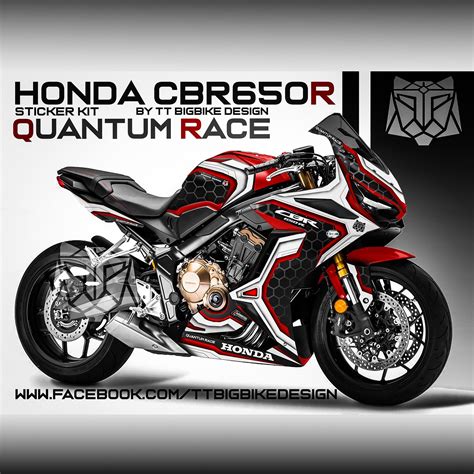 They feature your name and your country flag and you. Sticker-kit for CBR650R QUANTUM RACE CONCEPT by TT BIGBIKE ...
