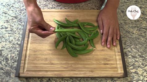 How To Prepare Sugar Snap Peas Youtube