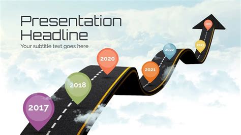 Milestones Timeline Presentation Template Prezibase