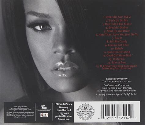 Rihanna Album With The Best Track Titles Entertainment Talk Gaga Daily