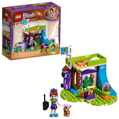 Mia bed mia upholstered platform bed miami furniture. LEGO Friends Mia's Bedroom 41327 Building Set (86 Pieces ...