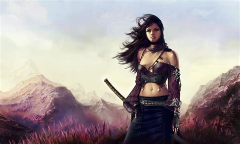 50 Free Fantasy Warrior Women Wallpaper On Wallpapersafari