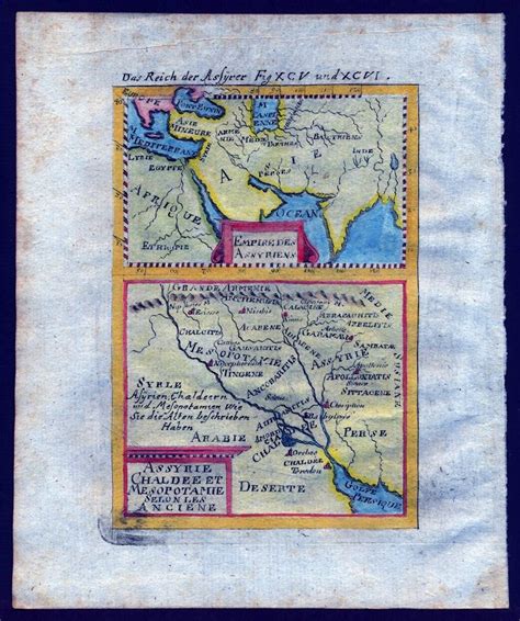 Map Of Ancient Assyria Description De Luniverse Alain Manesson