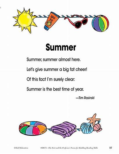 Reading Poems Summer Skills Solstice Kindergarten Building