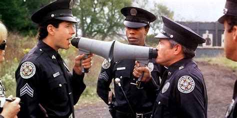 New rules enforced by the lady mayoress mean that sex, weight, height and intelligence need no longer be a factor for joining the police force. Police Academy (1984) Movie Review on the MHM Podcast Network