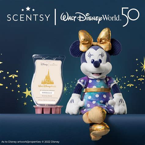 Scentsy Walt Disney World 50th Anniversary Cinderella Castle Warmer W Brick