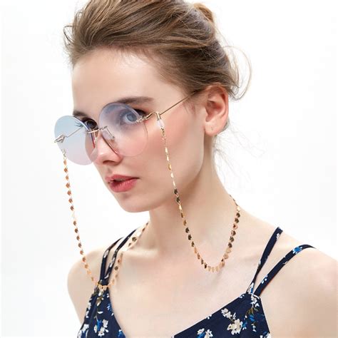 vintage style eyeglass chain gold glasses chain gold etsy