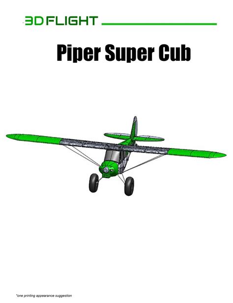 3d Flight Piper Super Cub Manual Pdf Download Manualslib