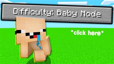 Mobs that drop food and materials respawn once killed. Beating MINECRAFT BABY MODE... - YouTube