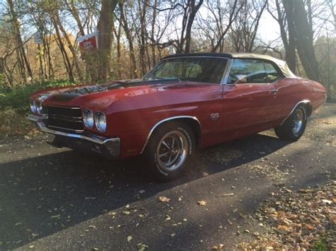 1970 Chevelle Ss 454 Ls6 Convertible Classic Chevrolet Chevelle 1970 For Sale