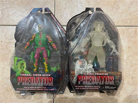 Neca Predator 6 Figure Set Thermal Vision Dutch And Classic Predator