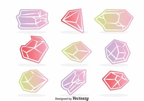 Free download crystal svg icons for logos, websites and mobile apps, useable in sketch or adobe illustrator. Colorful Crystal Vector Set - Download Free Vectors ...