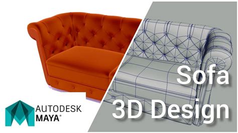 Sofa 3d Modeling Autodesk Maya Tutorial Youtube