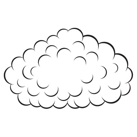 Premium Vector Cloud Vector Illustration