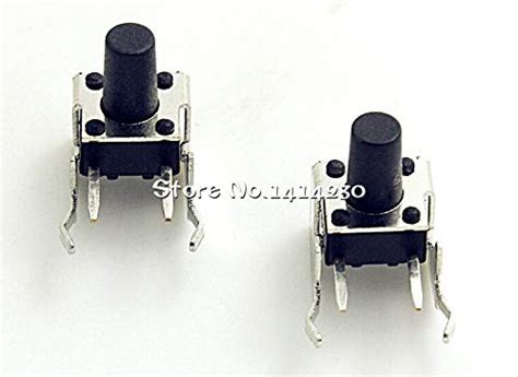 100pcs Tact Switch 669mm Horizontal With Bracket Tactile Push Button