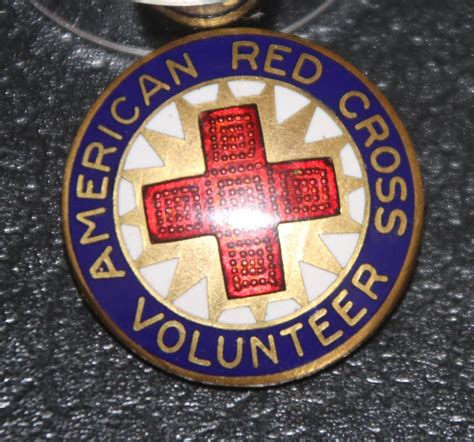 Arc American Red Cross Volunteer Pin Ww2 Original 14 Butlers